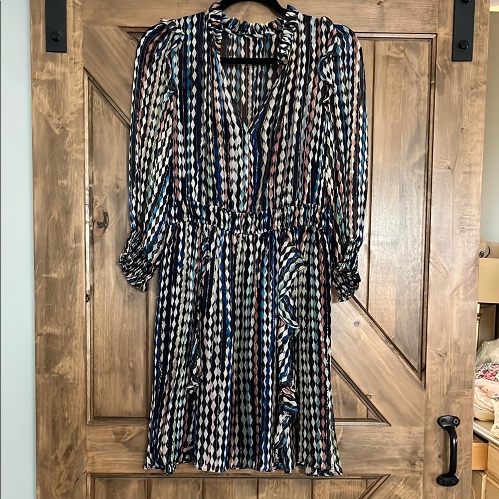 Shoshanna Multicolor Geometric Dress